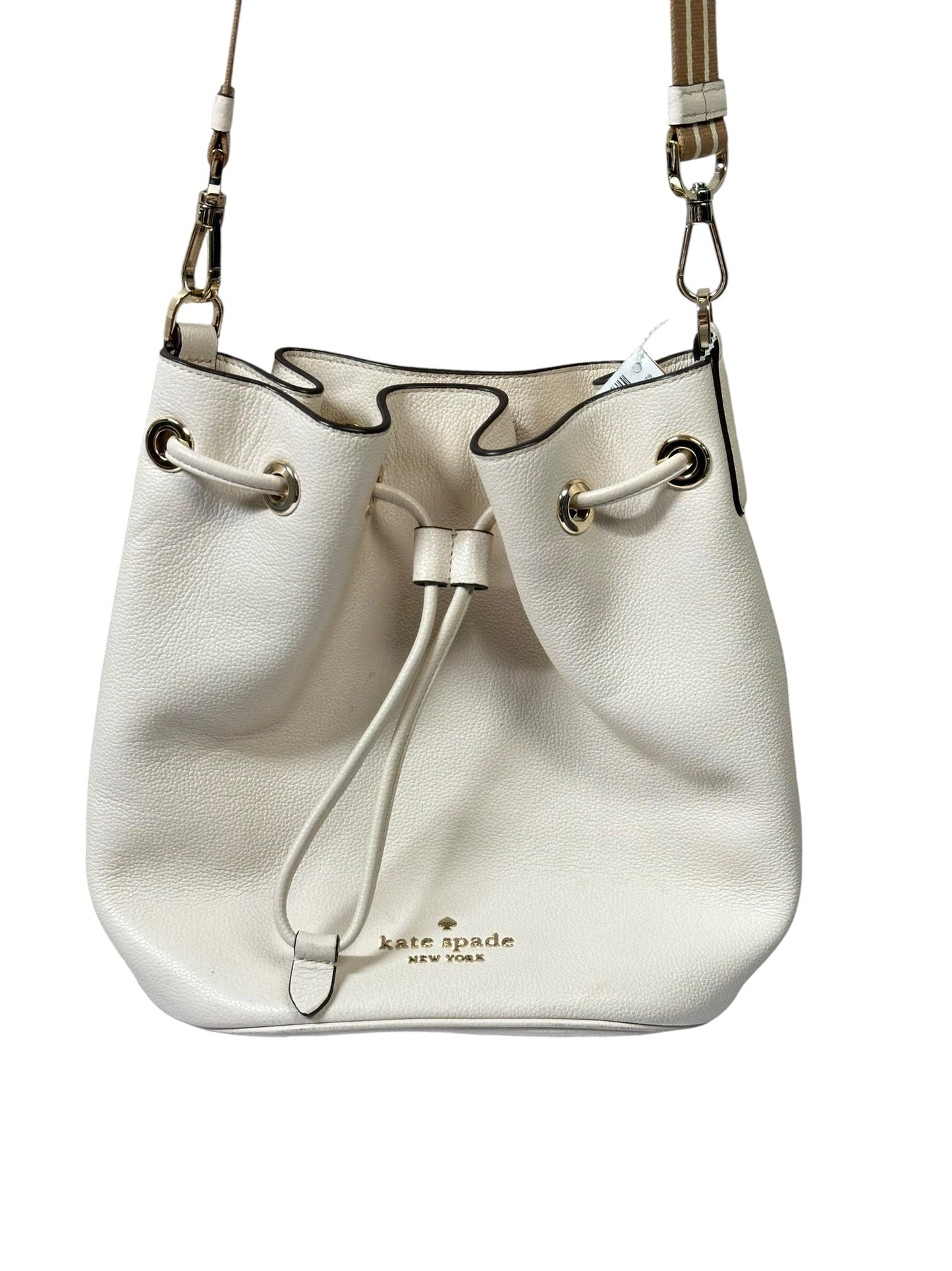 Handbag Designer By Kate Spade In Cream, Size:Medium