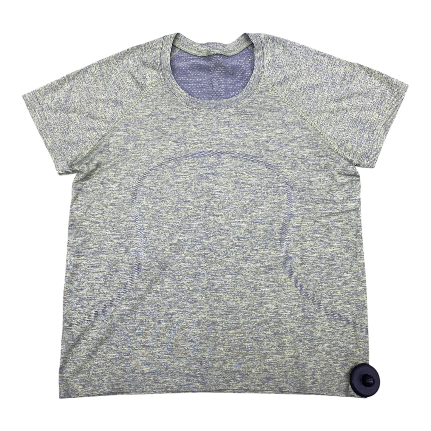 Athletic Top Ss By Lululemon In Green, Size:8