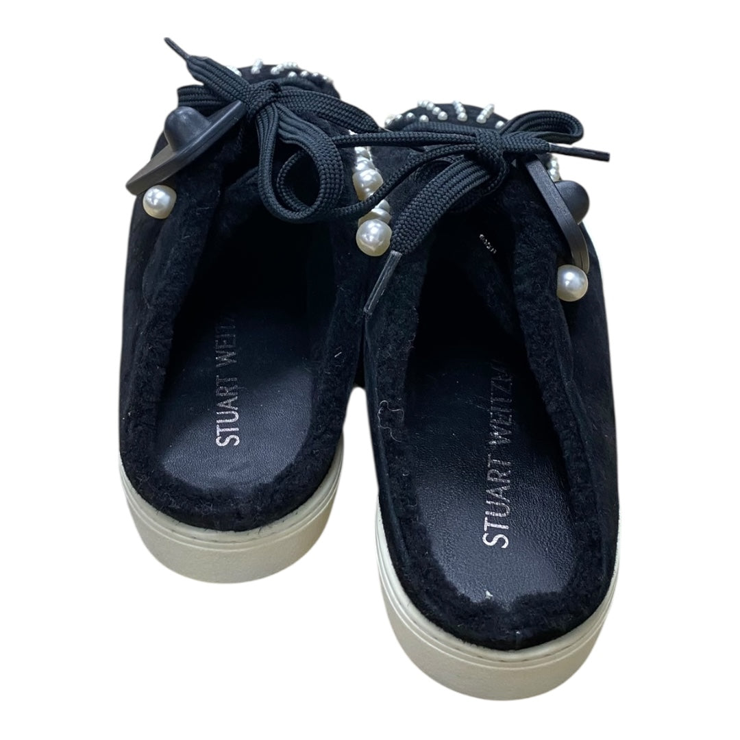 Shoes Designer By Stuart Weitzman In Black, Size:9