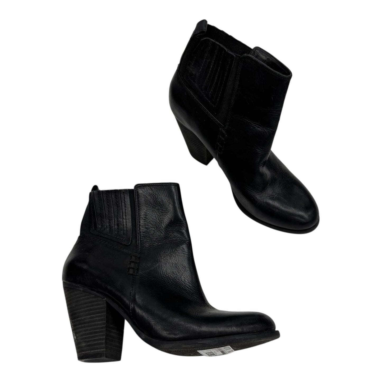 Boots Leather By Vince Camuto In Black, Size:7.5