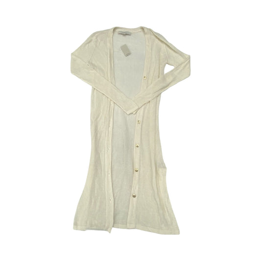 Cardigan By Loft In Cream, Size:Xsp