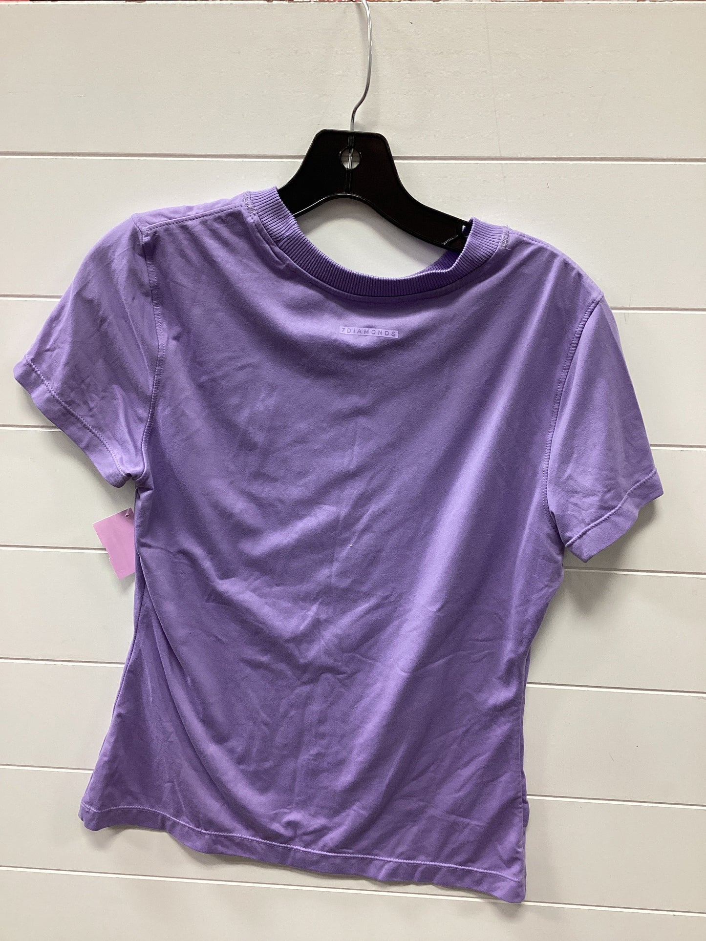 Athletic Top Ss By Cmb In Purple, Size:S