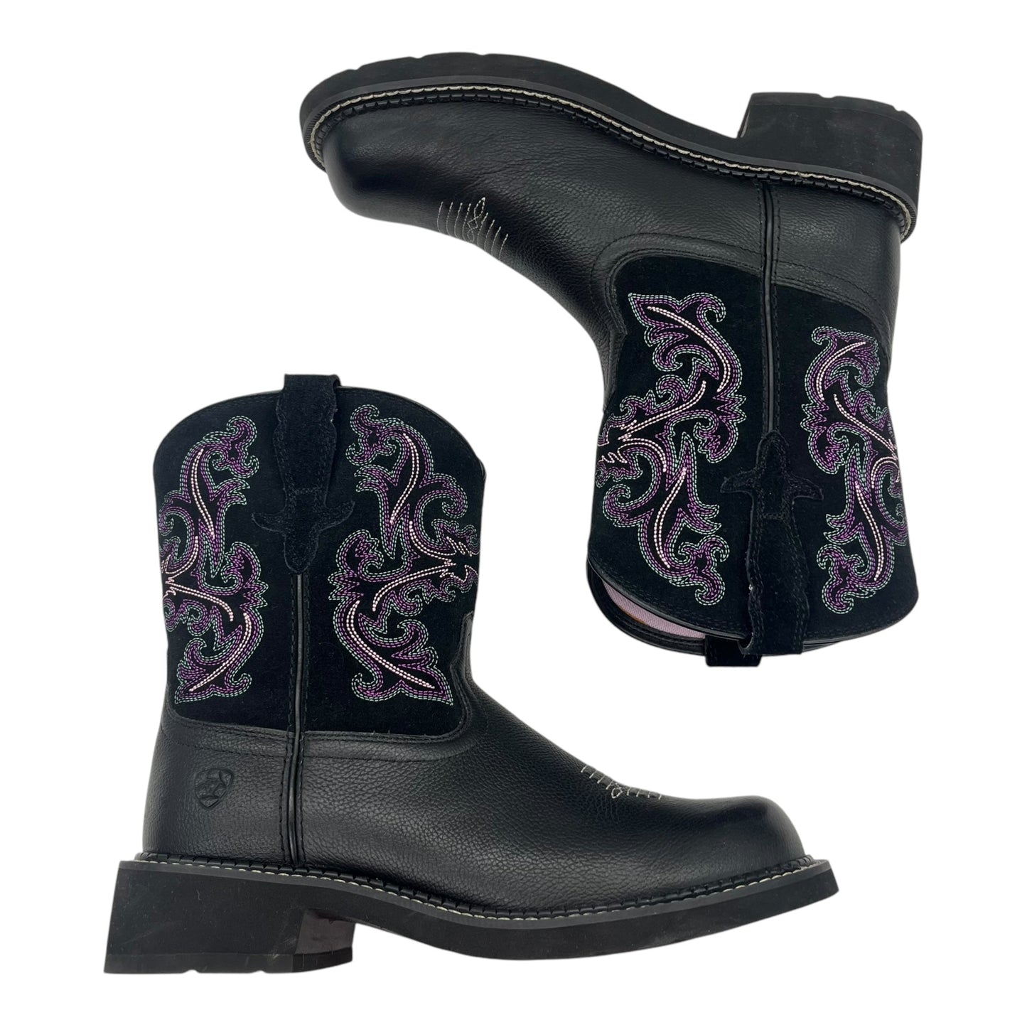 Boots Western By Ariat In Black, Size:8.5