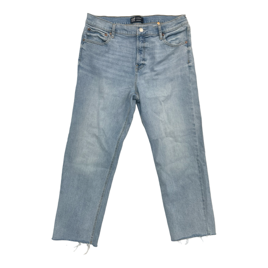 Jeans Straight By Gap In Blue Denim, Size:14