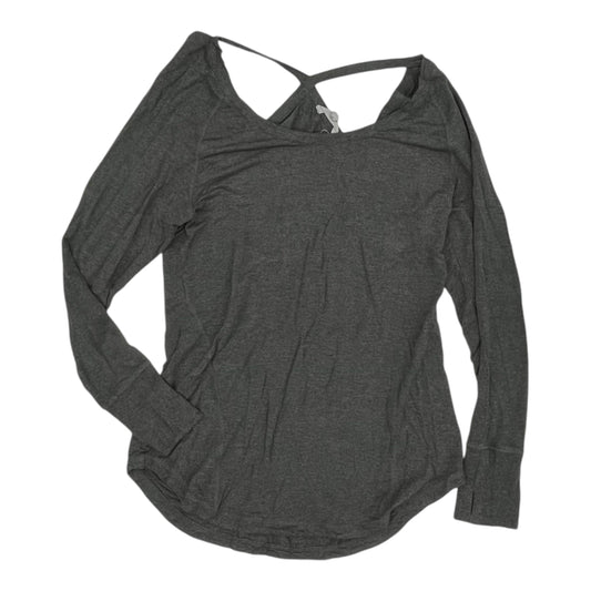 Athletic Top Ls Crewneck By Athleta In Grey, Size:Xl