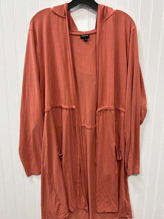 Cardigan By Torrid In Orange, Size:3X