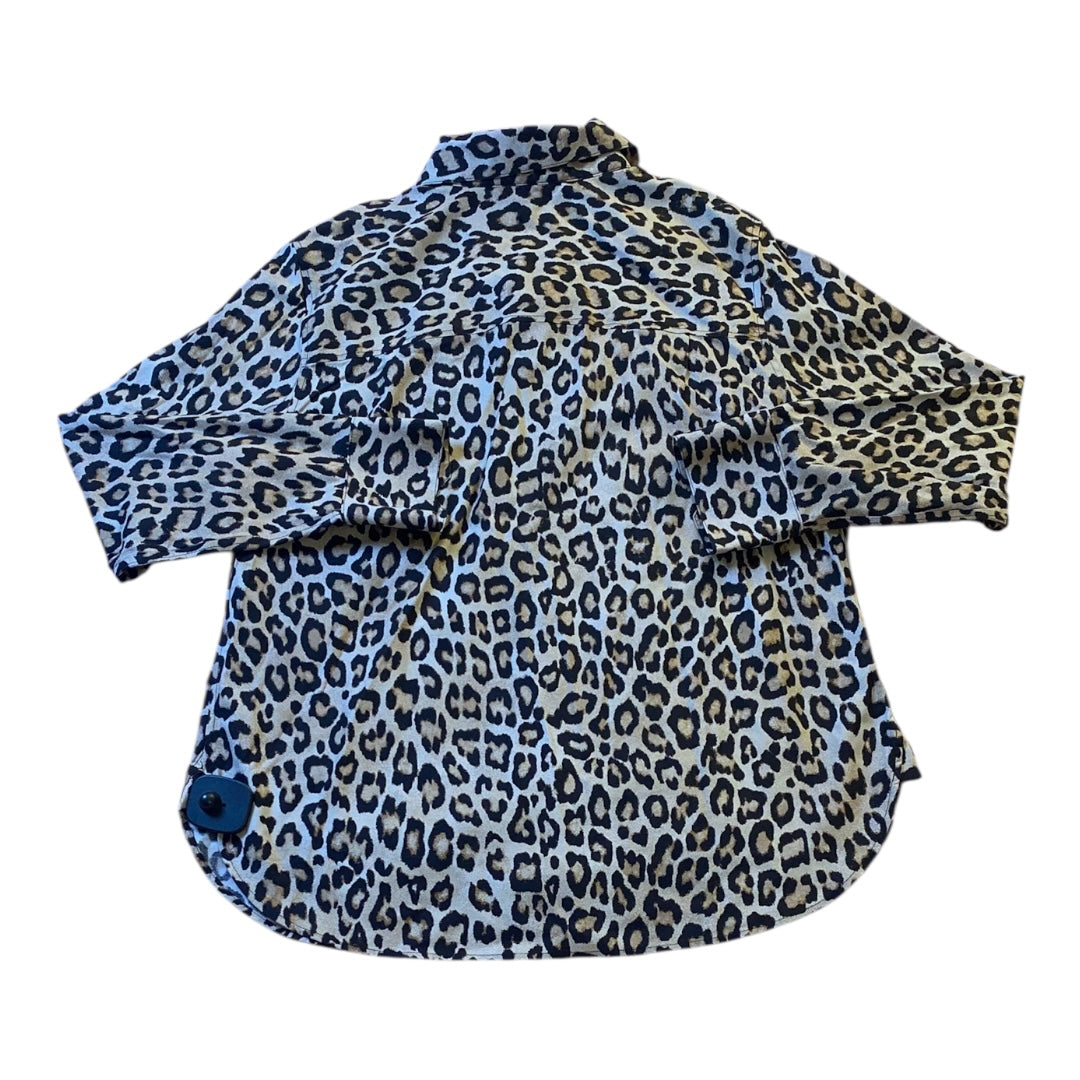 Top Ls By Chicos In Animal Print, Size:8