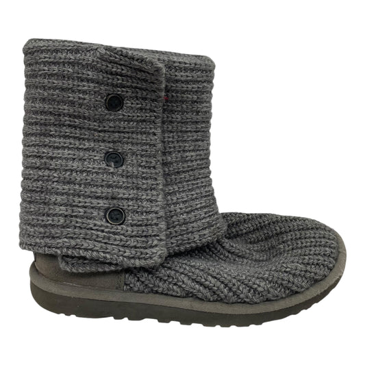 Boots Designer By Ugg In Grey, Size:6