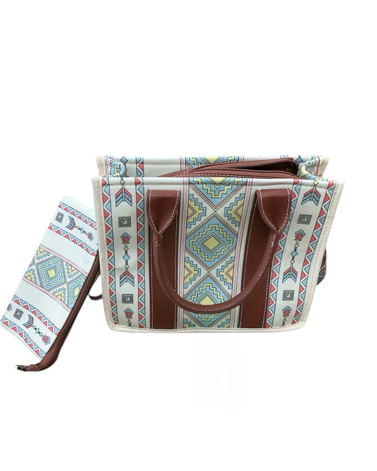 Crossbody By Clothes Mentor In Cream, Size:Medium