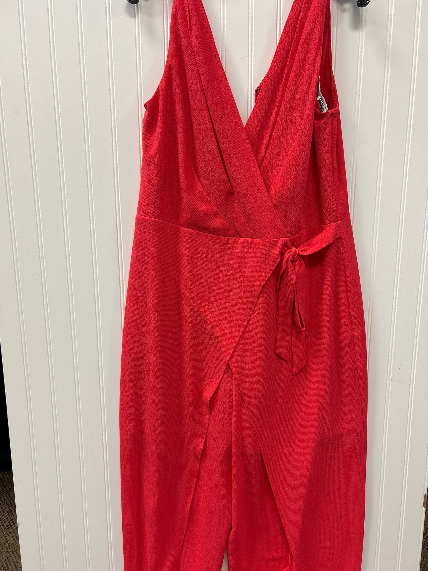 Jumpsuit By London Times In Coral, Size:14