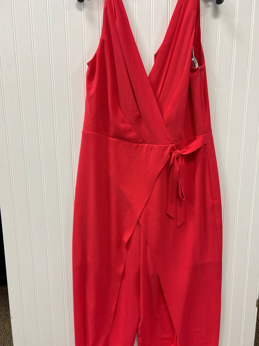 Jumpsuit By London Times In Coral, Size:14