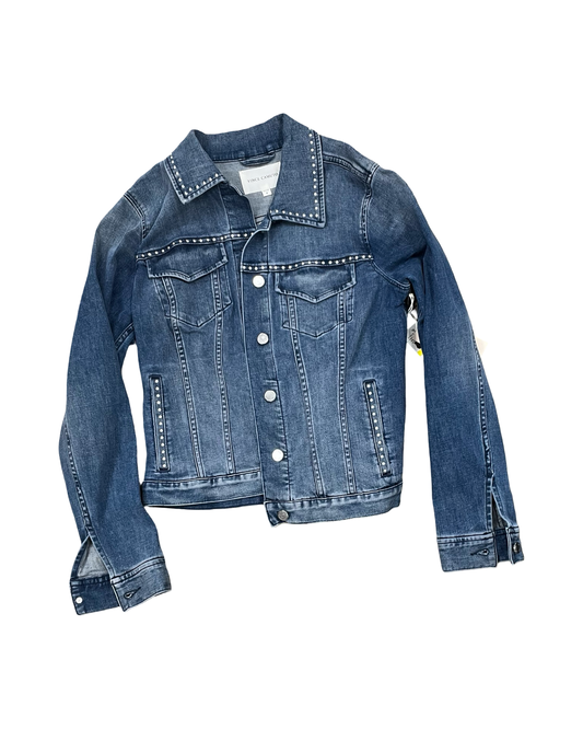 Jacket Denim By Vince Camuto In Blue Denim, Size:M