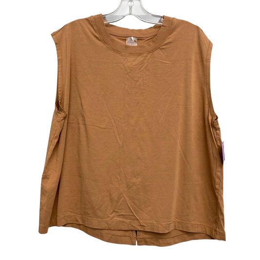 Athletic Tank Top By Calia In Brown, Size:2X
