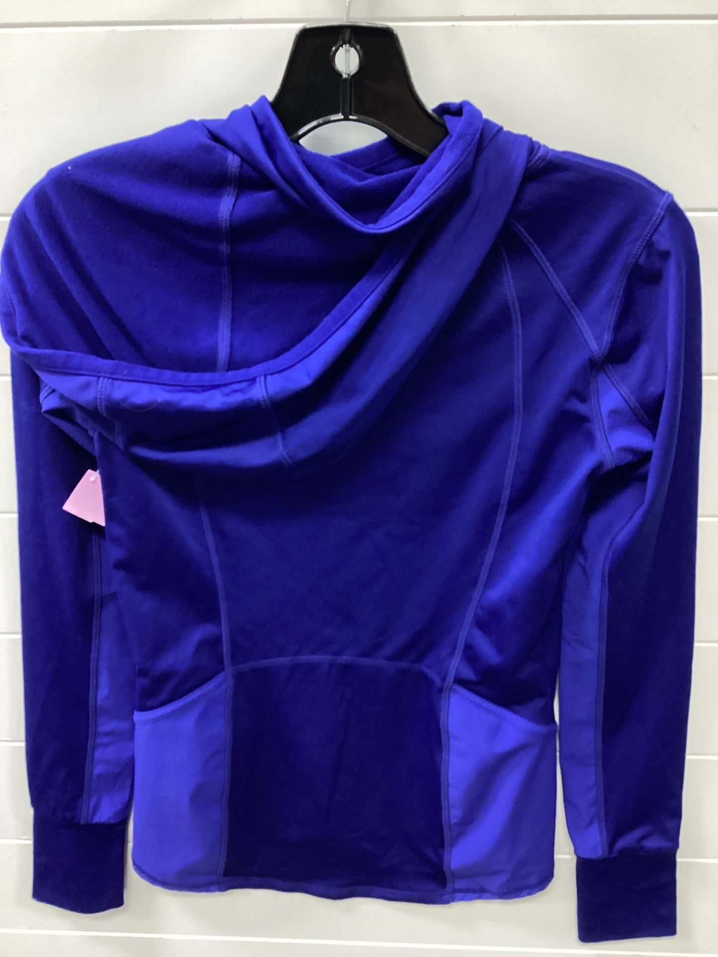 Athletic Top Ls Hoodie By Athleta In Blue, Size:Xxs