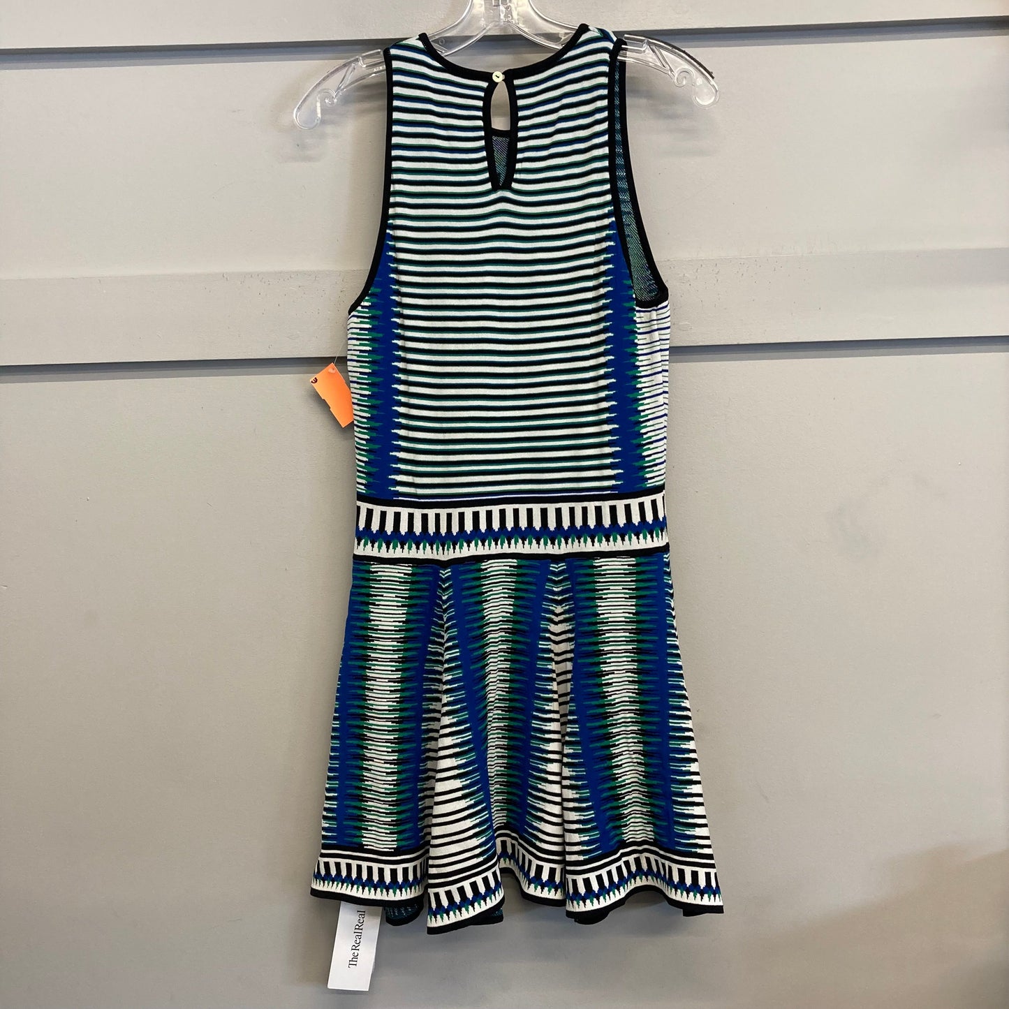 Dress Casual Short By Torn by Ronny Kobo In Blue & Green, Size:L