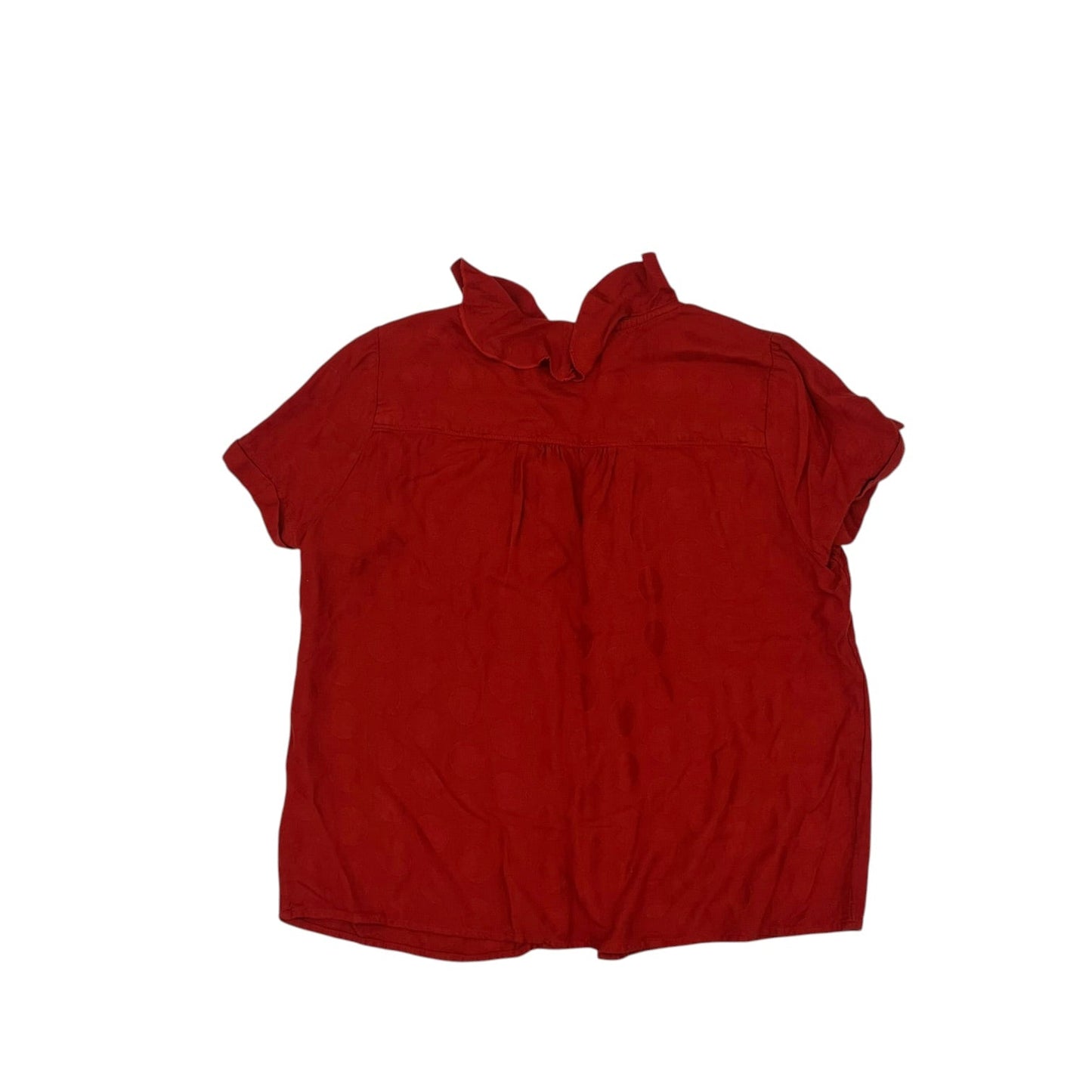 Blouse Ss By Maeve In Red, Size:M