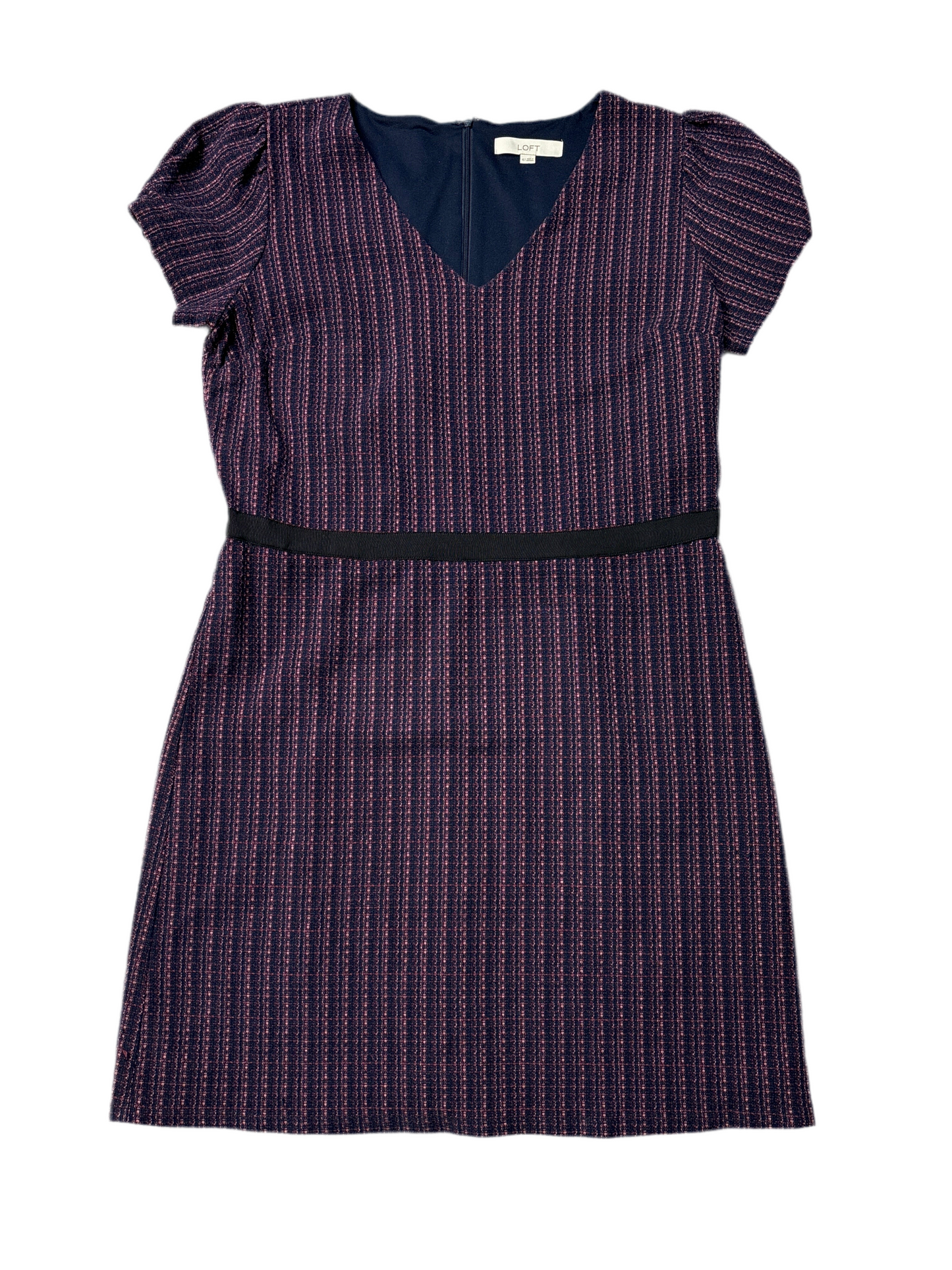 Dress Work By Loft In Navy, Size: Xl