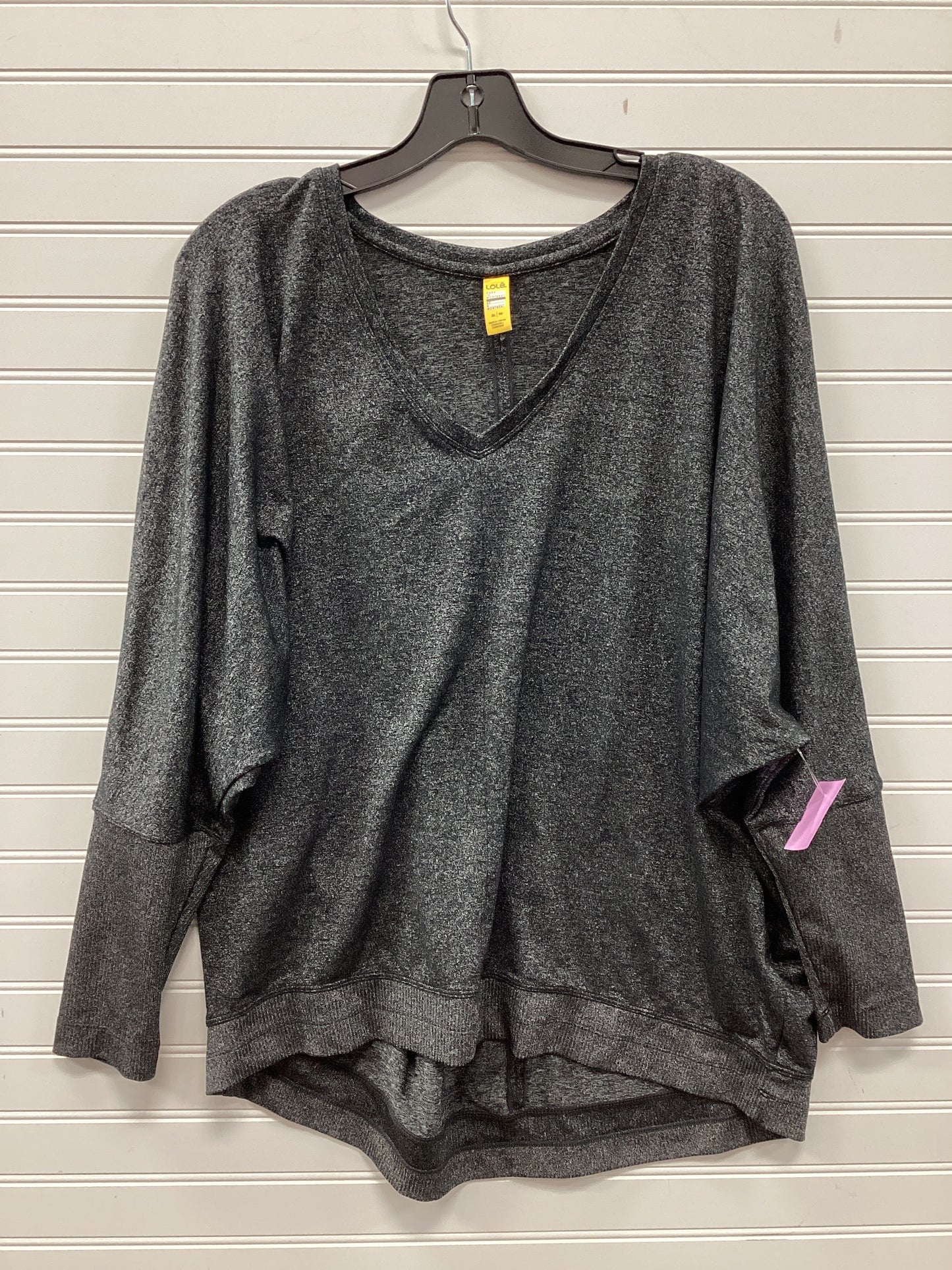 Athletic Top Ls Crewneck By Lole In Grey, Size:Xl