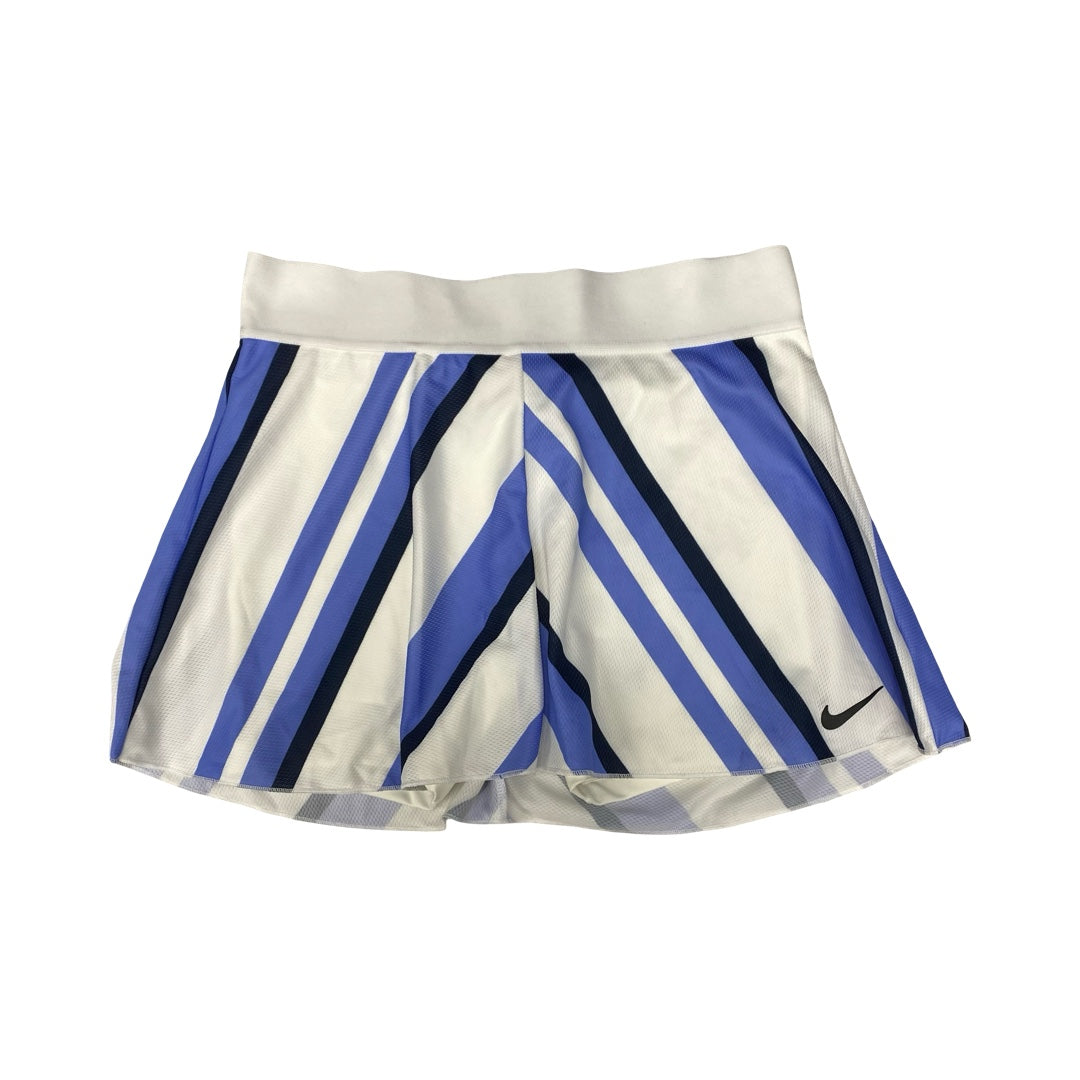 Athletic Skirt By Nike In Blue & White, Size:S