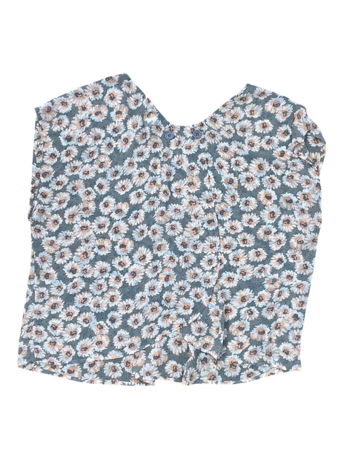 Top Sleeveless By Torrid In Grey & Orange, Size:1X
