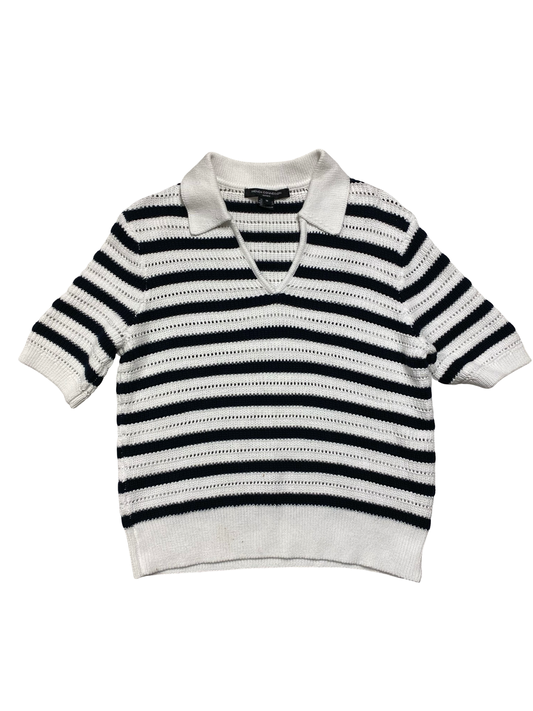 Top Ss By French Connection In Striped Pattern, Size:M