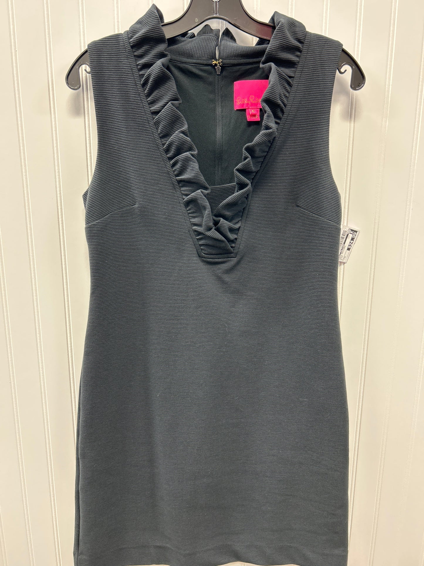 Dress Designer By Lilly Pulitzer In Black, Size:M