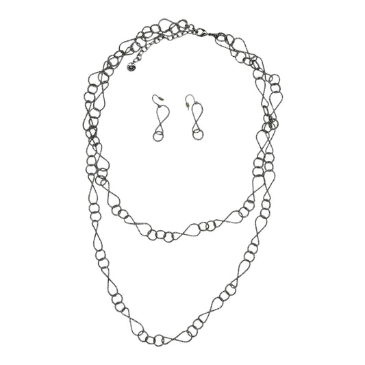 Necklace Set By Clothes Mentor In Silver