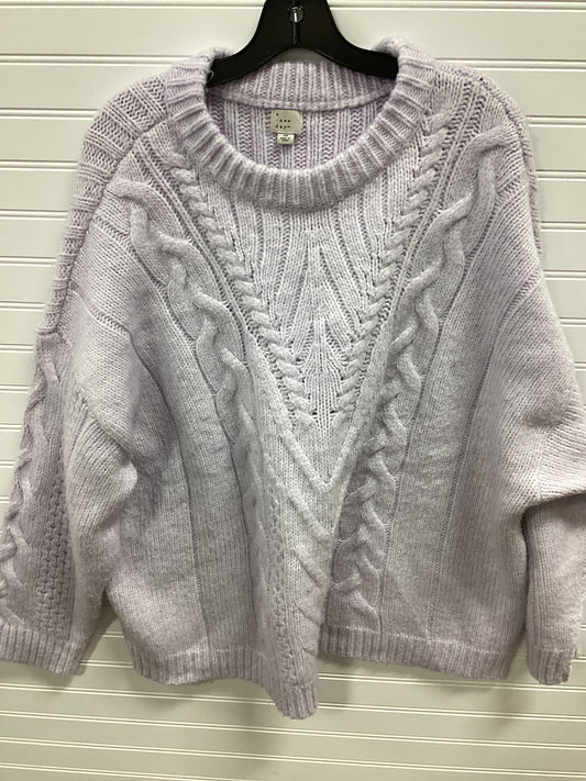 Sweater By A New Day In Purple, Size:2X
