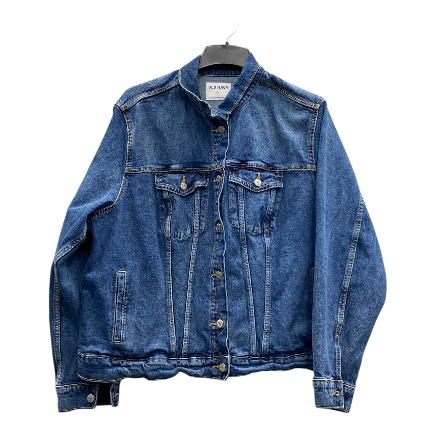 Jacket Denim By Old Navy In Blue, Size:1X