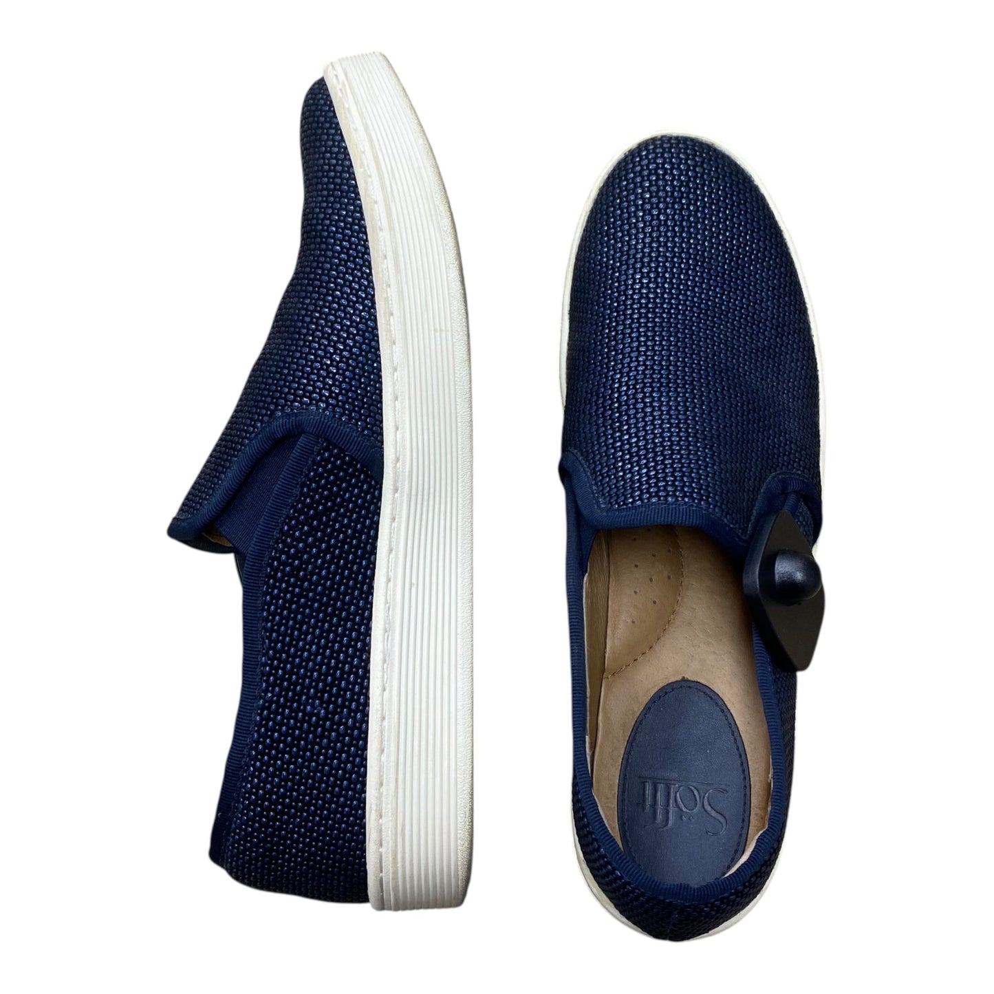 Shoes Flats By Sofft In Blue, Size:9.5