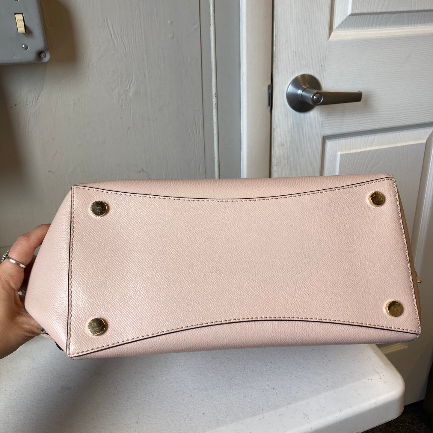 Handbag Designer By Michael Kors In Pink, Size:Large
