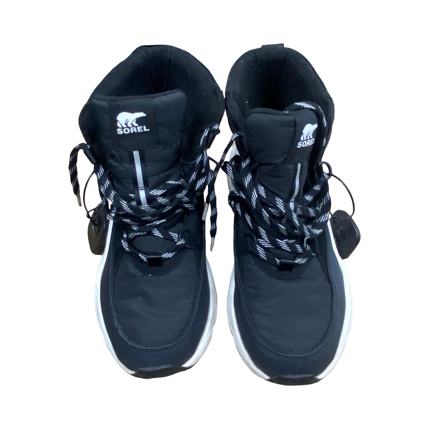 Boots Designer By Sorel In Black & White, Size:10
