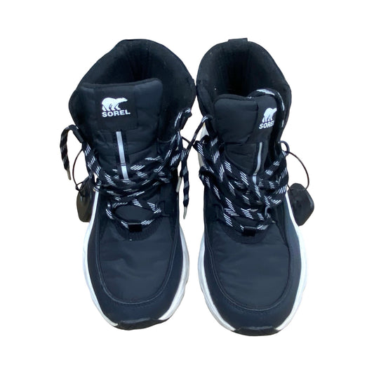 Boots Designer By Sorel In Black & White, Size:10