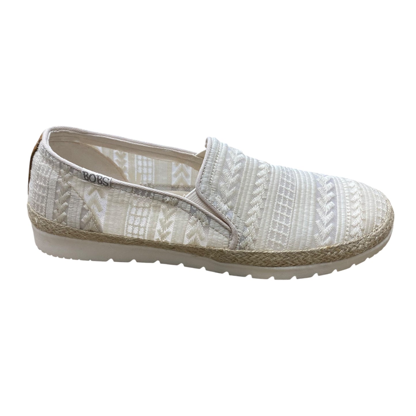 Shoes Flats By Bobs In White, Size:9
