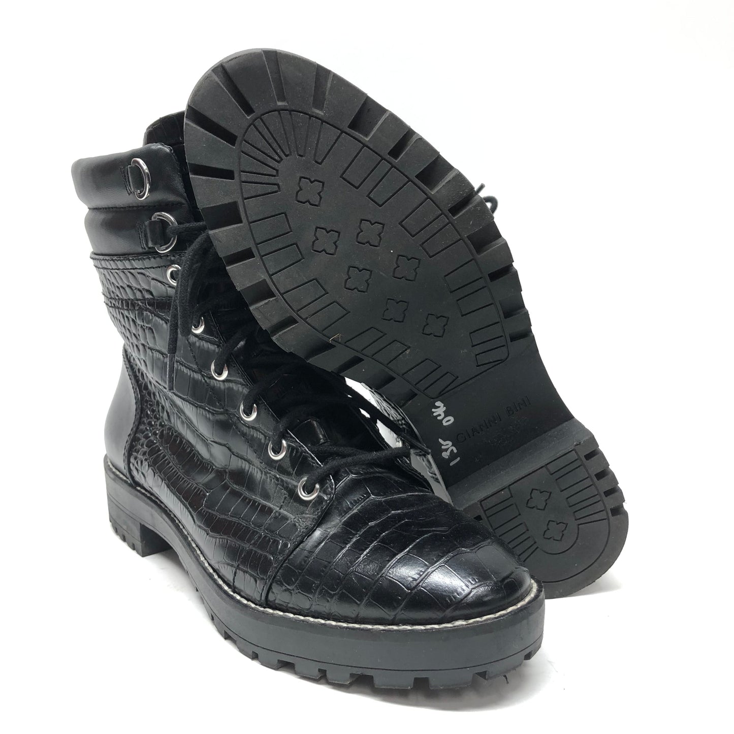 Boots Ankle Flats By Gianni Bini In Black, Size: 10