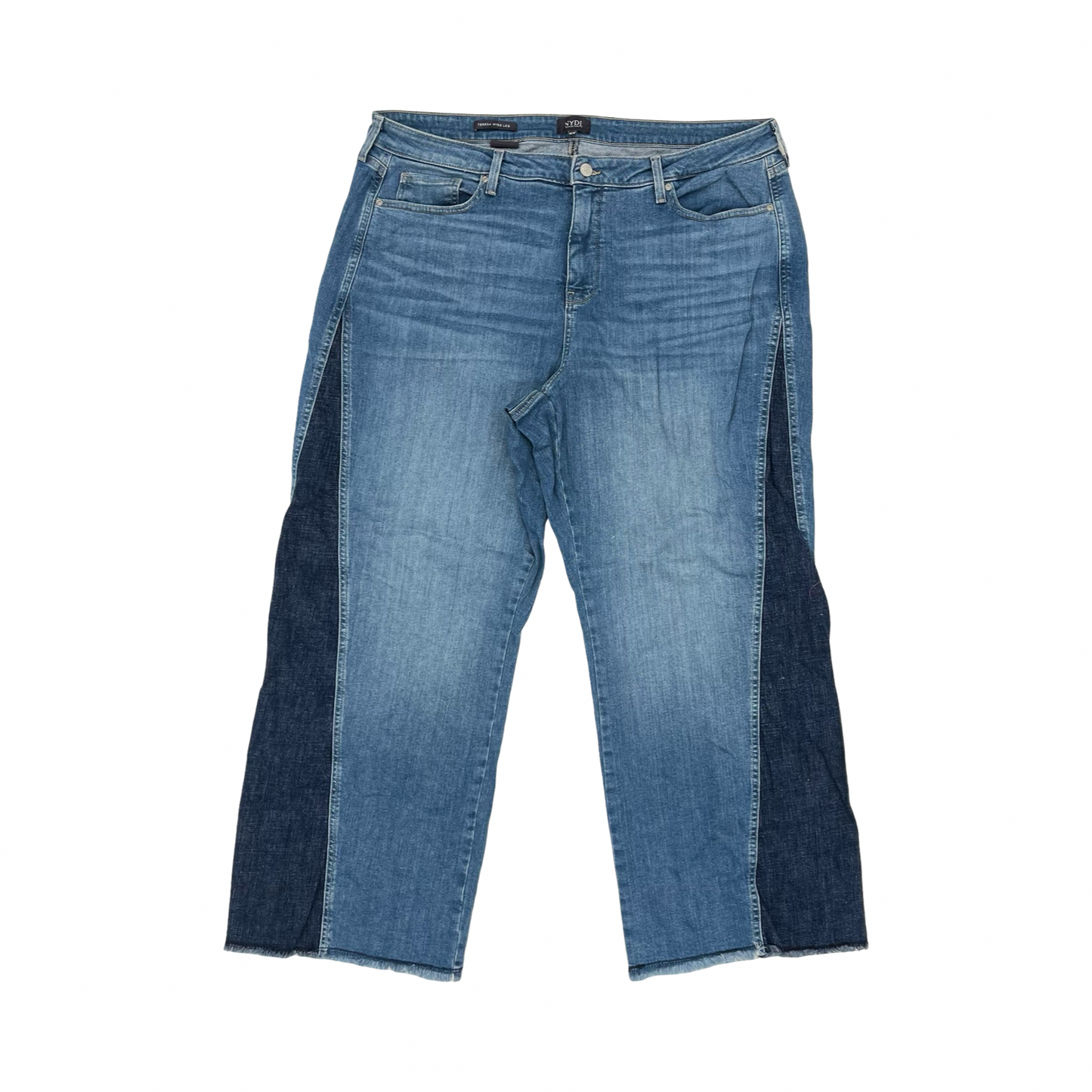 Jeans Wide Leg By Not Your Daughters Jeans In Blue Denim, Size:16