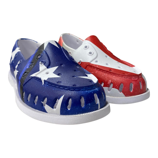 Shoes Flats By Sperry In Blue & Red, Size:8