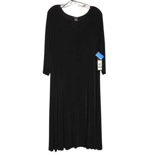 Dress Work By Kiara In Black, Size:Xl