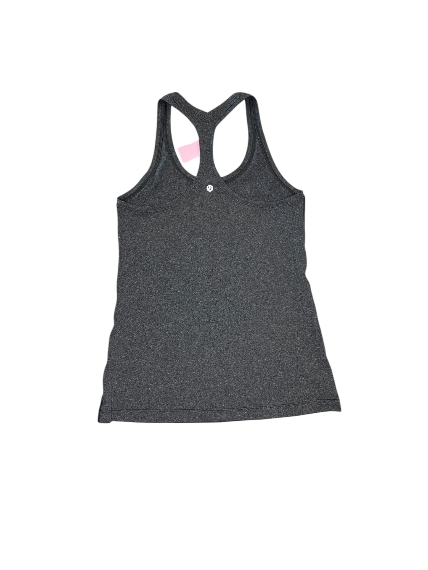 Athletic Tank Top By Lululemon In Grey, Size:M