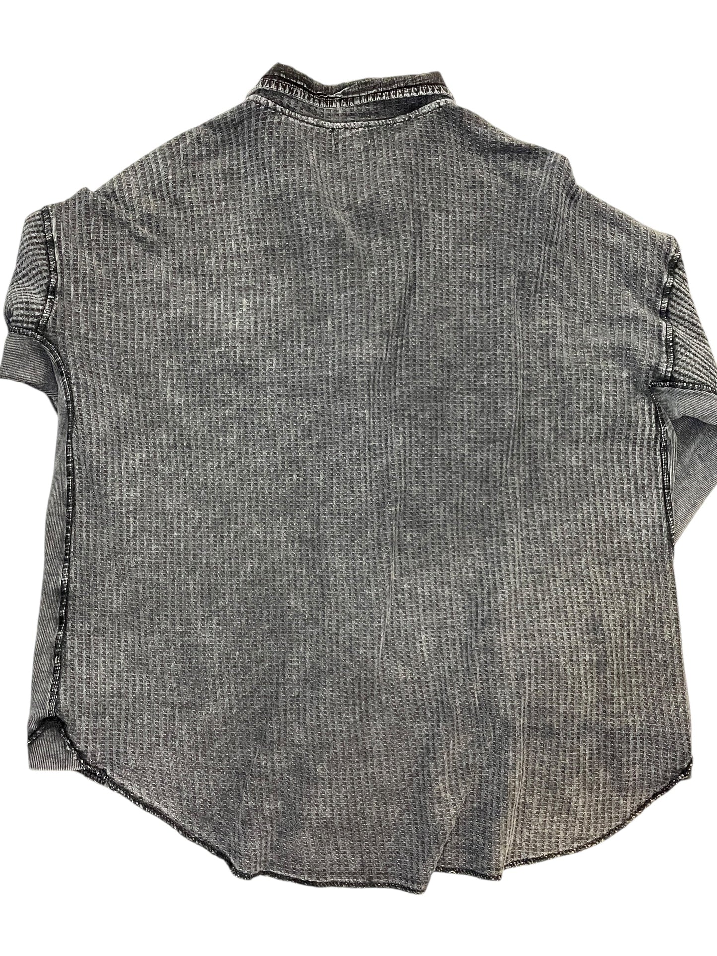 Jacket Shirt By Bke In Grey, Size:L