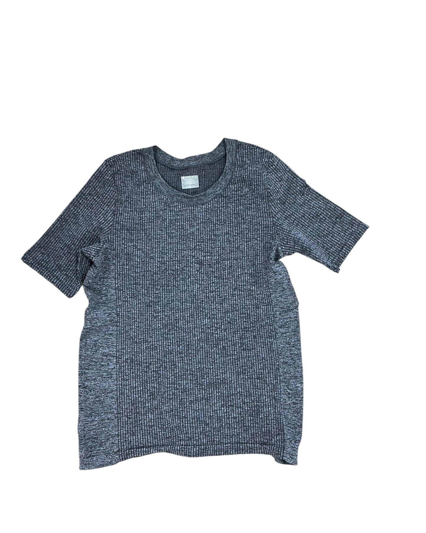 Athletic Top Ss By Athleta In Grey, Size:L