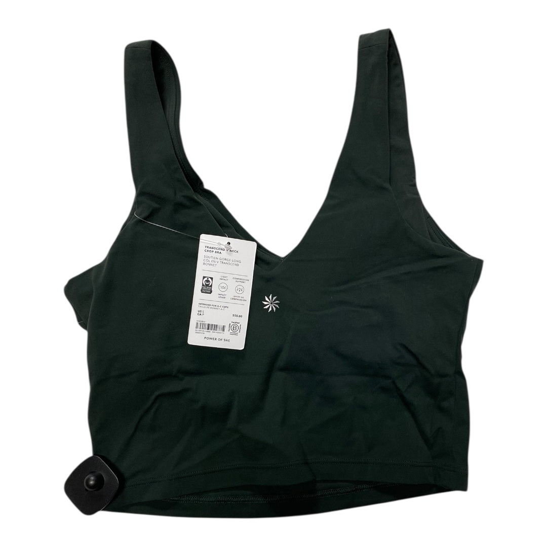 Athletic Bra By Athleta In Green, Size:S
