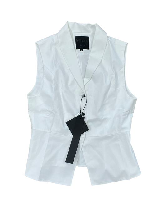 Vest Other By Clothes Mentor In White, Size:M