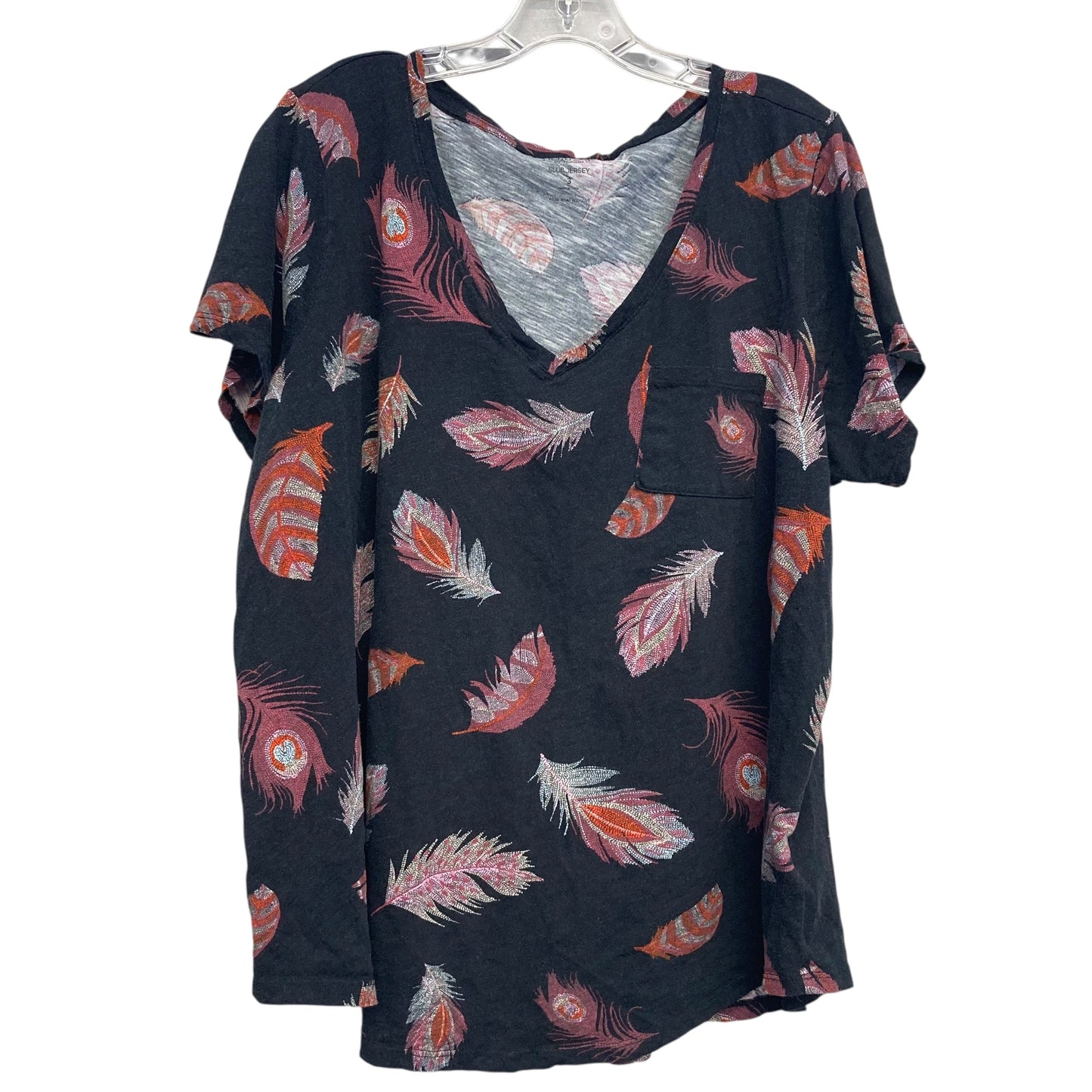 Top Sleeveless By Torrid In Black & Red, Size:3X