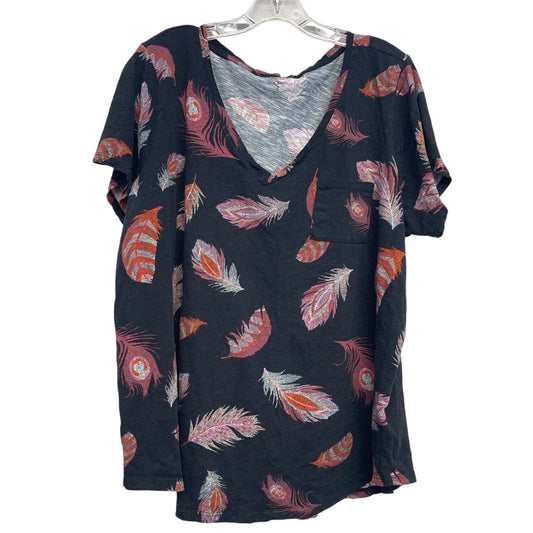 Top Sleeveless By Torrid In Black & Red, Size:3X