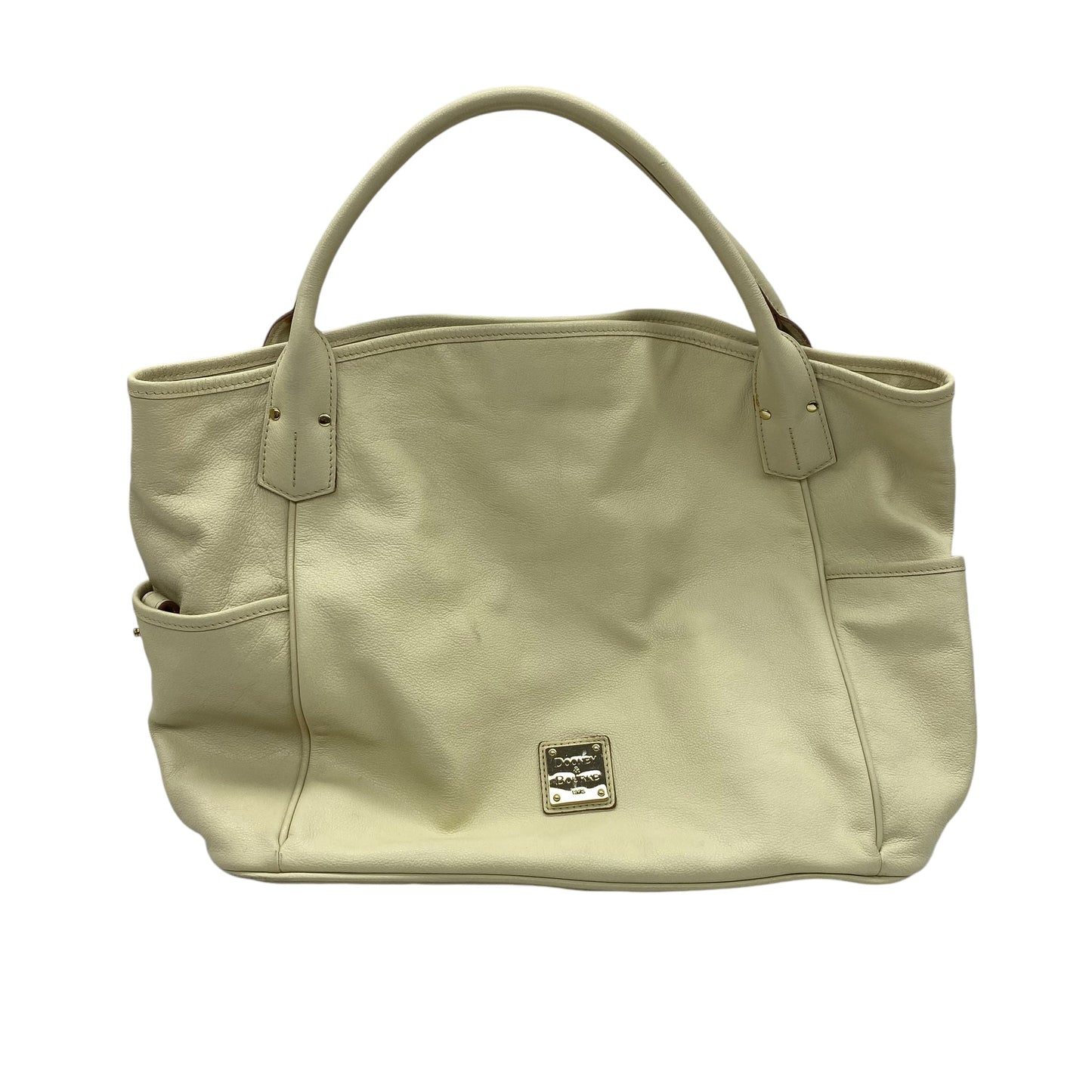 Tote Designer By Dooney And Bourke In Tan, Size:Large