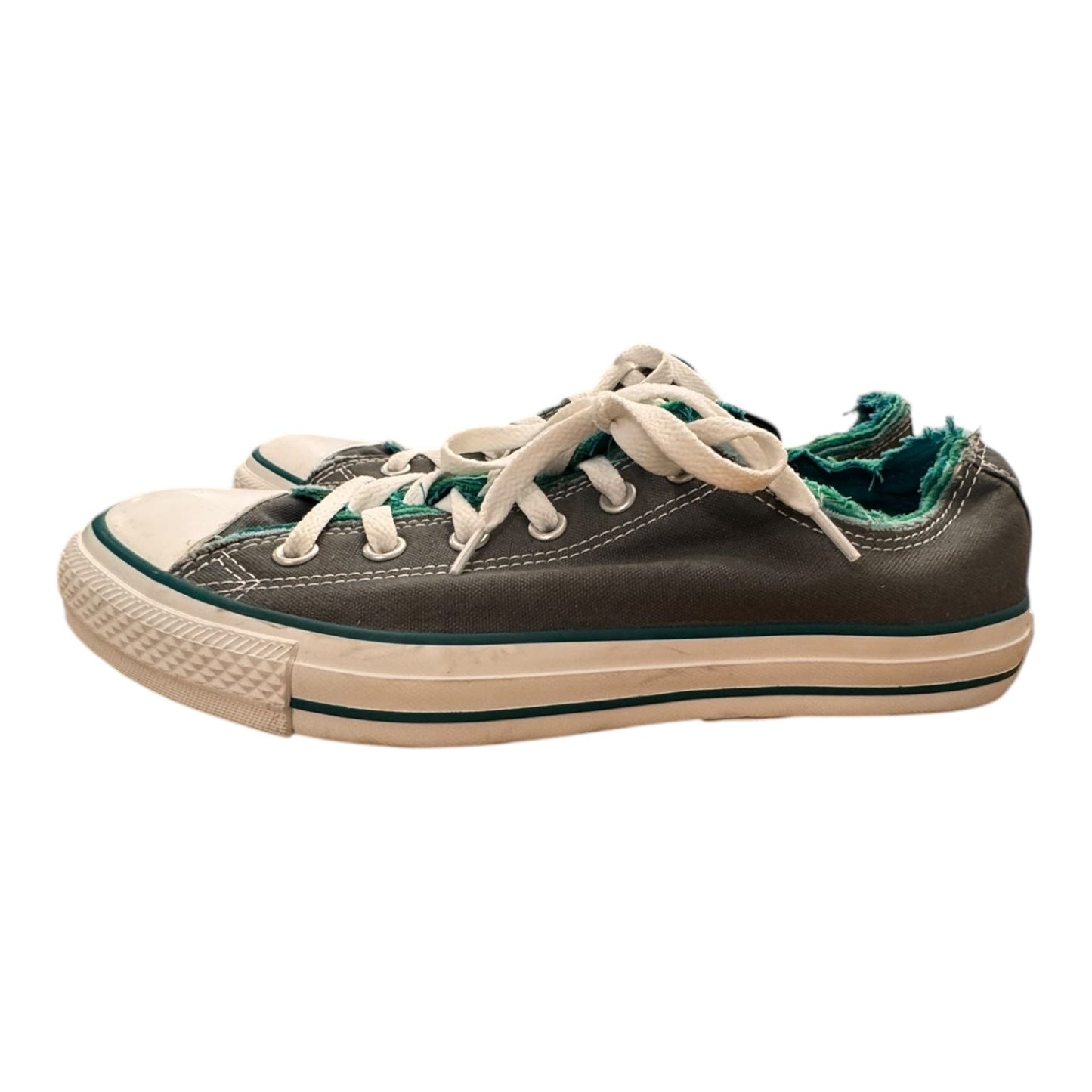 Shoes Athletic By Converse In Green & Grey, Size:10