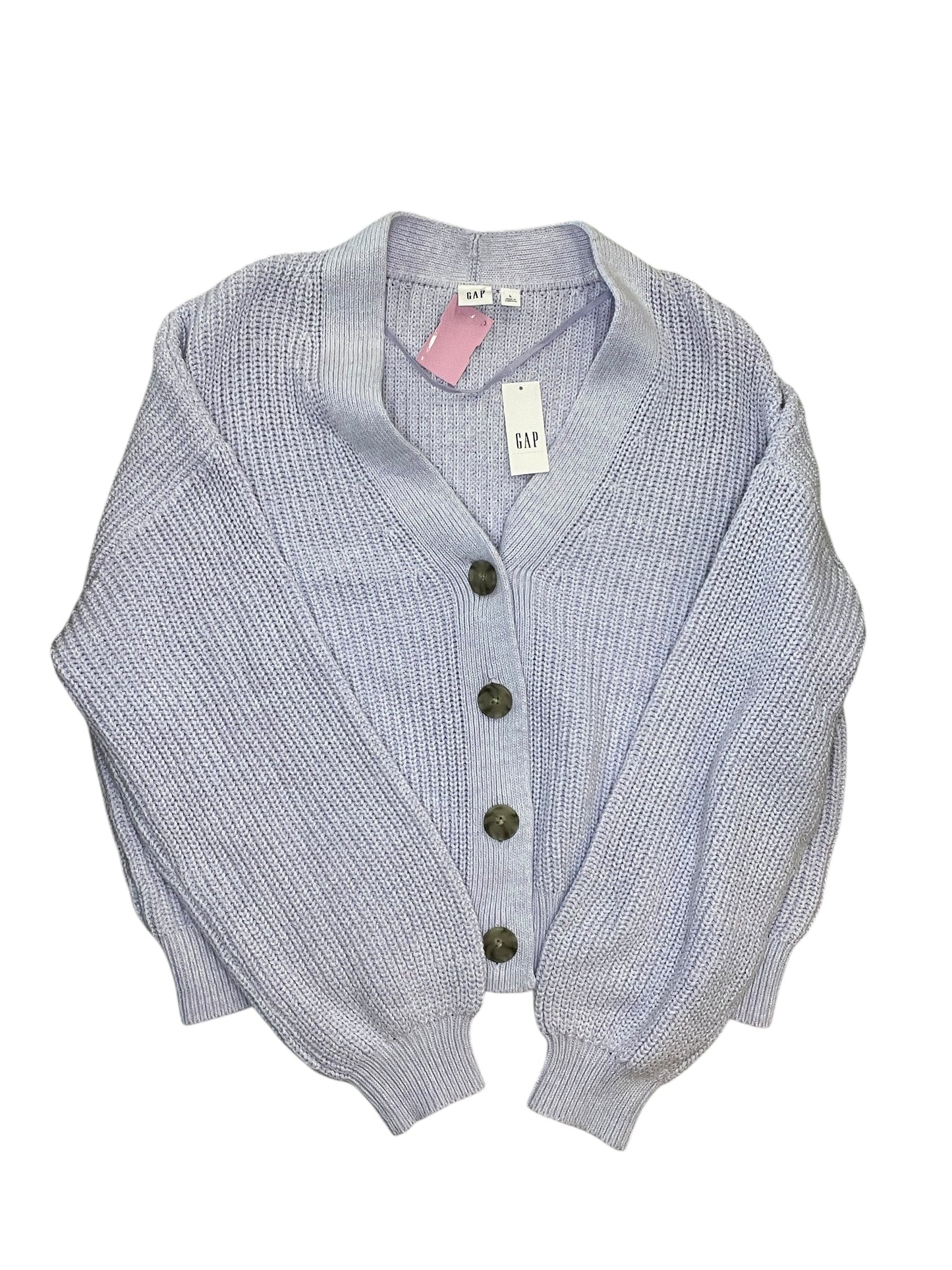 Cardigan By Gap In Purple, Size:L