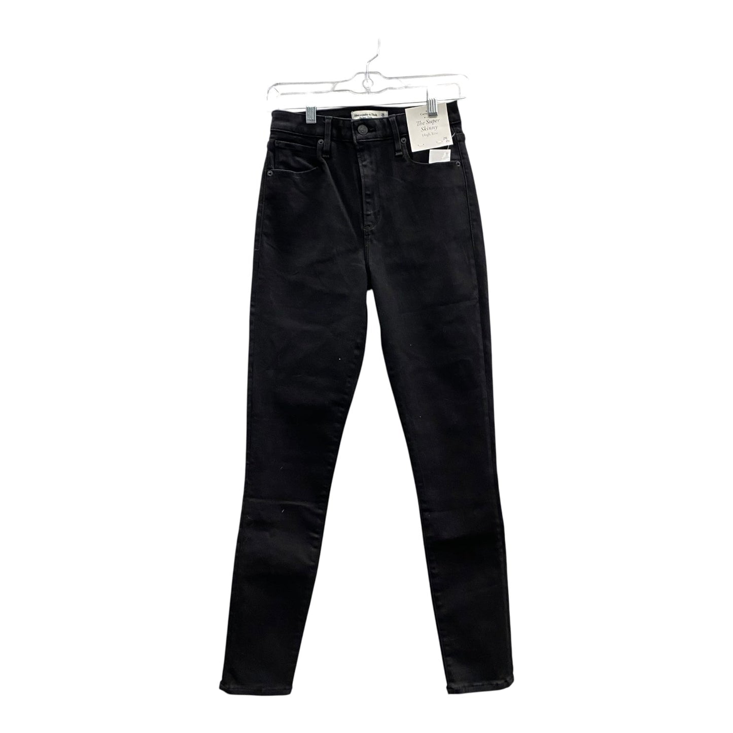 Jeans Skinny By Abercrombie And Fitch In Black, Size:2