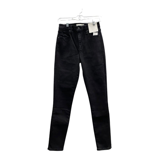Jeans Skinny By Abercrombie And Fitch In Black, Size:2